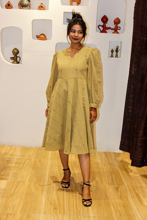 Organic Kala Cotton Naturally Dyed Dress